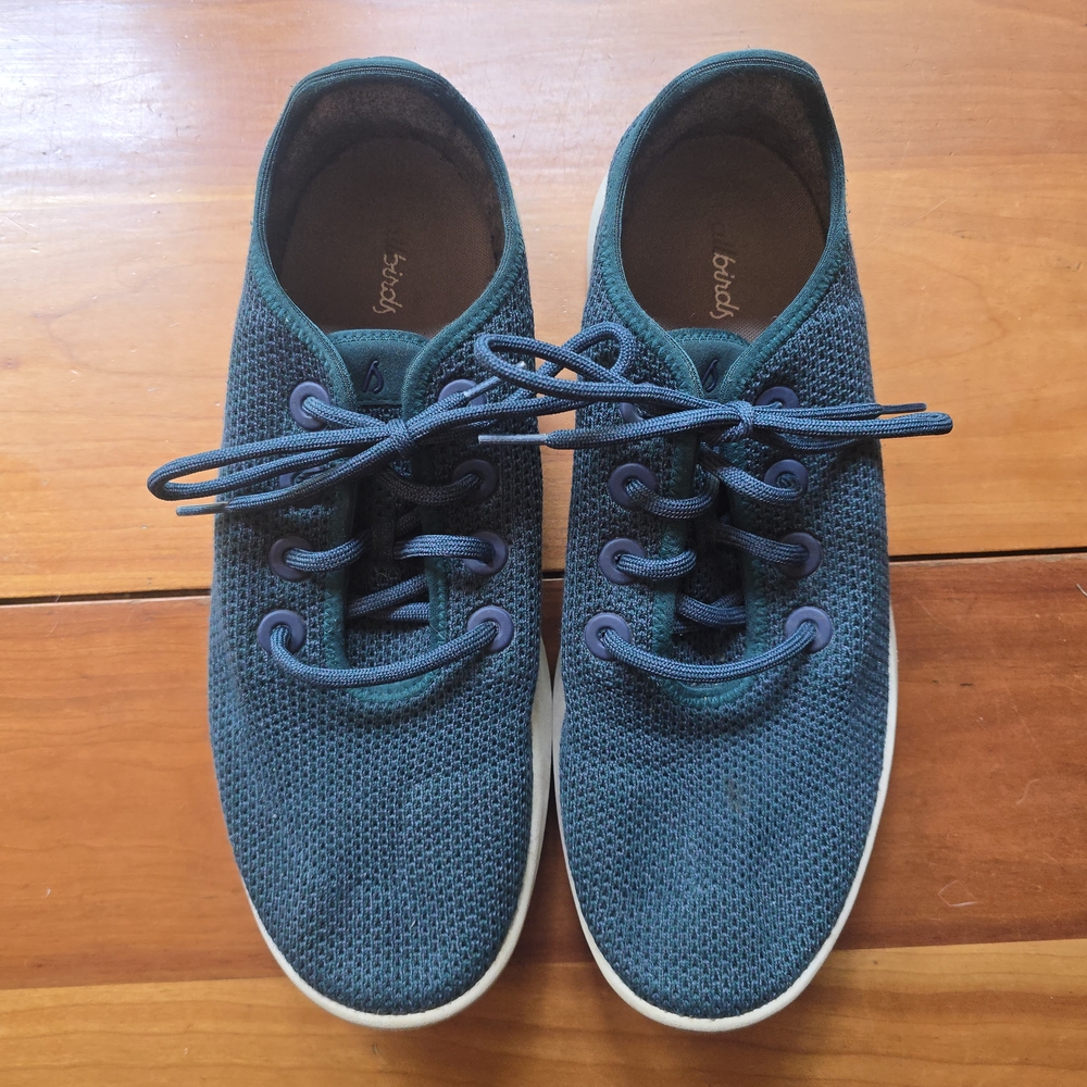 Allbirds Teal Tree Runner Knit Sneakers - Men's 11
